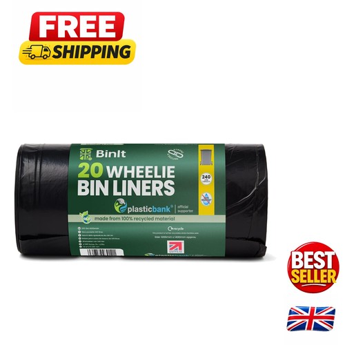 Recycled wheelie bin liners - recycled,