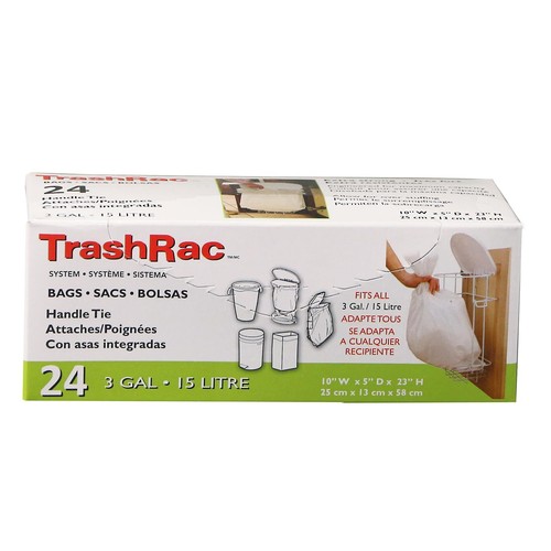 Gallon trash bags handle tie - handle,
