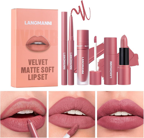 3pcs matte liquid - matte, lip